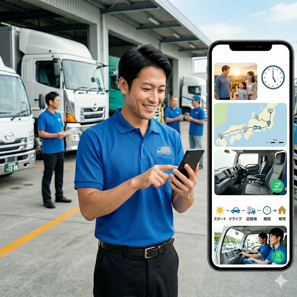 トラックドライバーのリアルな日常
