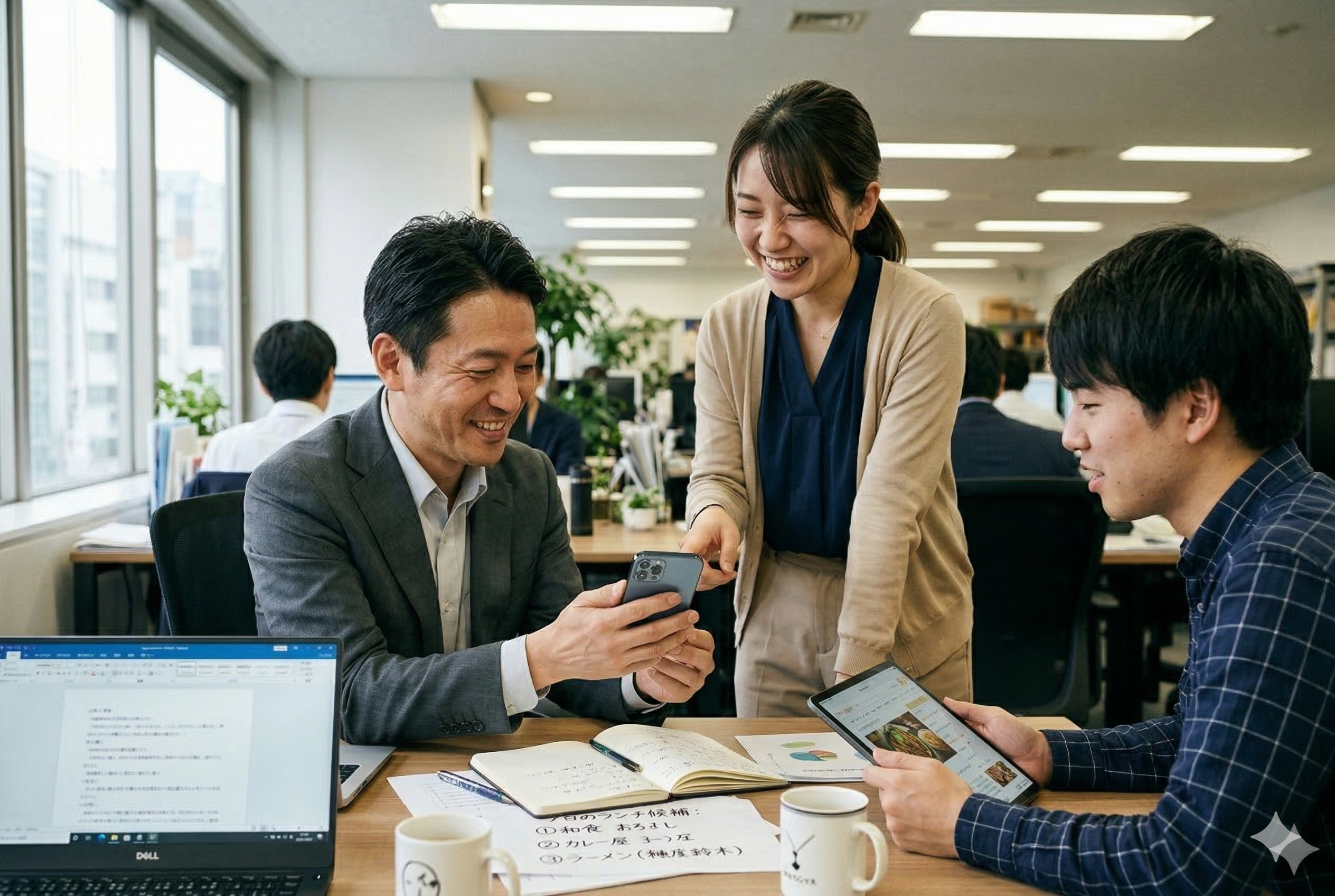 飲食店検索シーン