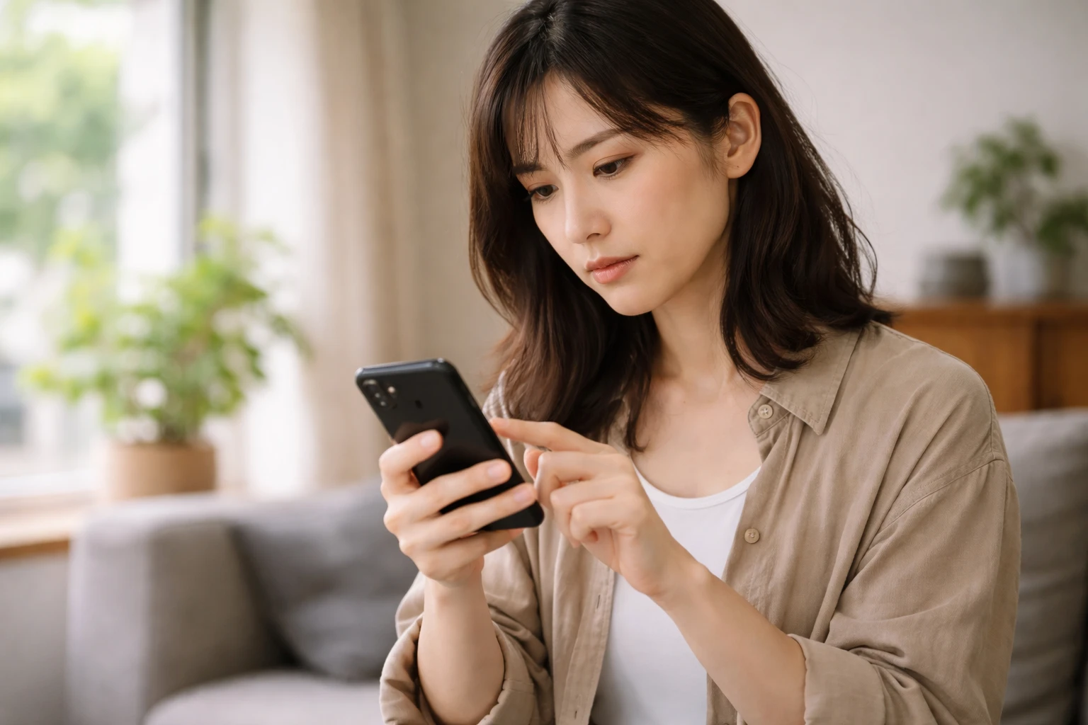 応募前に会社を調べる瞬間